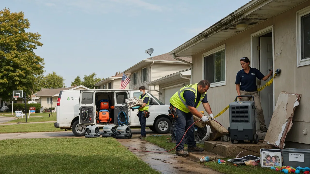 Water Damage Restoration in Bishop Hill, IL near me